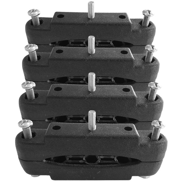 Adaptrar till breda takräcken utan t-profil - 4 st.