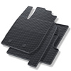 Gummimattor till bil Dacia Duster II SUV (2017-2024) - svart - 4 st.