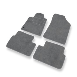 Velourmattor till Peugeot 407 Coupé, Sedan, SW (2004-2011) - gråa