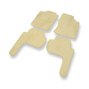 Velourmattor till Toyota Land Cruiser J90 SUV (1996-2003) 5 dörrar - beige