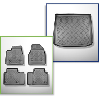 Sats bagagerumsmatta och bilmattor TPE måttillverkade till: Aiways U5 SUV (12.20