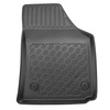 Sats bagagerumsmatta och bilmattor TPE PREMIUM måttillverkade till: Volkswagen Caddy Life Mixt, Comfortline Mixt, Trendline Mixt Kombi (2004-10.2020) - 5 platser; ljudisolering på bagagerummets väggar; med fabriksmonterat galler bakom andra sätesraden