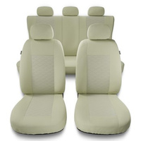 Universella sätesöverdrag till Seat Cordoba I, II (1993-2009) - Typ 3 (beige)