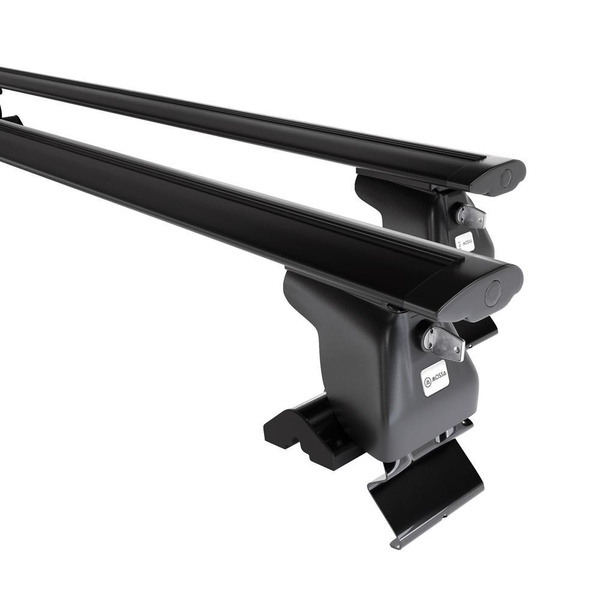 Taklasthållare till Hyundai H-1 Skåpbil (2008-2021) - svart takräcke - takhållare - utan fästelement - Aluminium