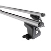 Taklasthållare till Peugeot Traveller Bus (2016-....) - silver takräcke - takhållare -fästpunkter - Aluminium
