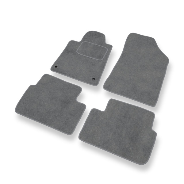 Velourmattor till Peugeot 407 Coupé, Sedan, SW (2004-2011) - gråa