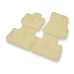 Velourmattor till BMW X3 SAV (2018-2024) - beige