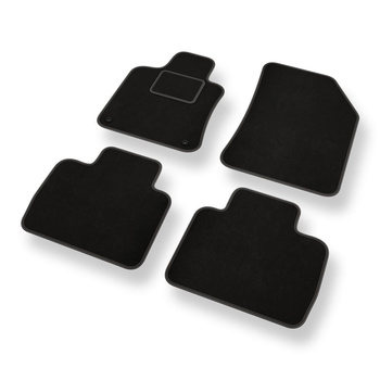 Velourmattor till Peugeot 508 II Sedan, SW (2018-....) - svarta