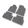 Velourmattor till Peugeot 407 Coupé, Sedan, SW (2004-2011) - gråa