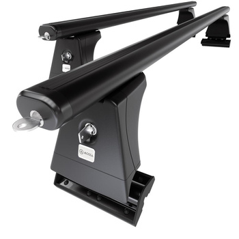 Taklasthållare till BMW Serie 5 F10 Limousine (2010-2017) - svart takräcke - tak