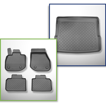 Sats bagagerumsmatta och bilmattor TPE måttillverkade till: BMW iX1 U11 SUV (11.
