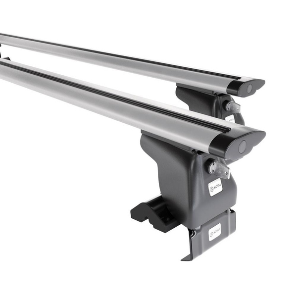 Taklasthållare till Skoda Citigo Kombikupé (2012-2019) - silver takräcke - takhållare -utan fästelement - Aluminium