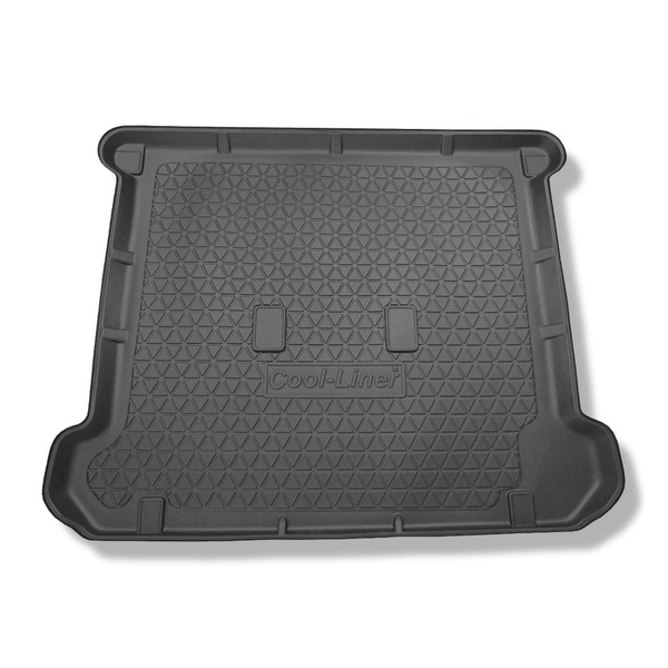 Bagagerumsmattor till Nissan NV200 Skåpbil (01.2010-02.2019) - 5/7 platser; tredje raden upplyft