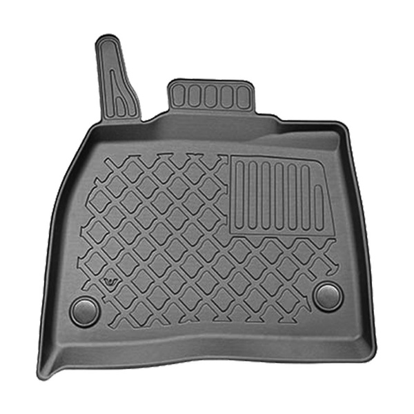 Sats bagagerumsmatta och bilmattor TPE måttillverkade till: Mercedes-Benz EQS X296 SUV (12.2022-....) - 7 platser; tredje raden nedsänkt