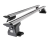 Taklasthållare till Chrysler Town & Country Minibuss (1990-2010) - silver takräcke - takhållare -T-profil - Aluminium