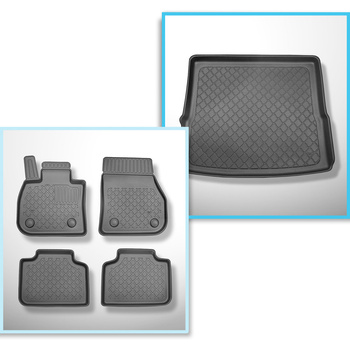 Sats bagagerumsmatta och bilmattor TPE måttillverkade till: BMW X1 F48, U11 SUV 