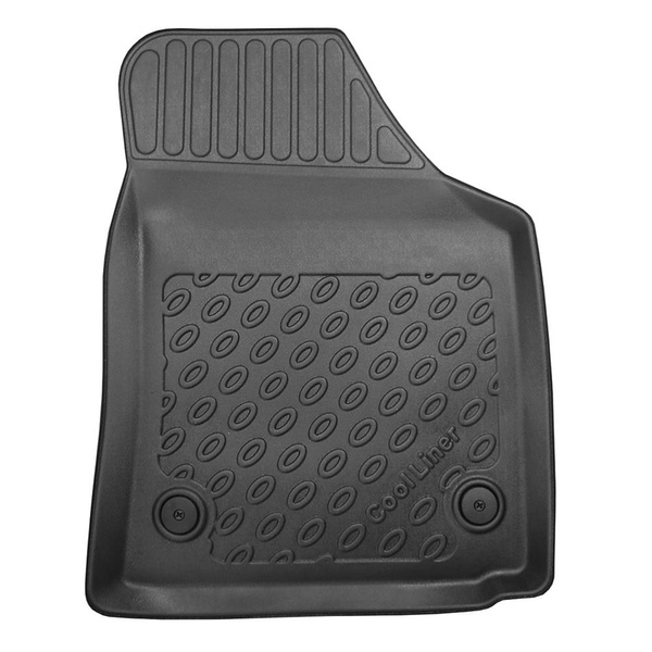 Sats bagagerumsmatta och bilmattor TPE PREMIUM måttillverkade till: Volkswagen Touran I 1T Minibuss (09.2010-08.2015) - 7 platser; tredje raden nedsänkt