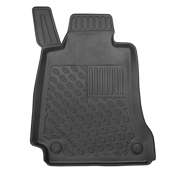 Sats bagagerumsmatta och bilmattor TPE PREMIUM måttillverkade till: Mercedes-Benz C-klass W204 Limousine (04.2007-02.2014) - delade baksäten; med vänster nisch