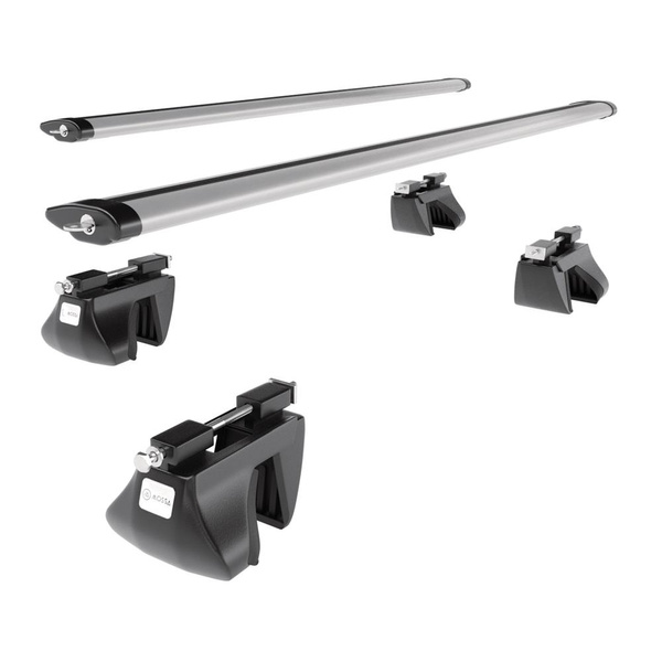 Taklasthållare till Peugeot Partner mk I Skåpbil (2001-2010) - silver takräcke - takhållare -takreling - Aluminium