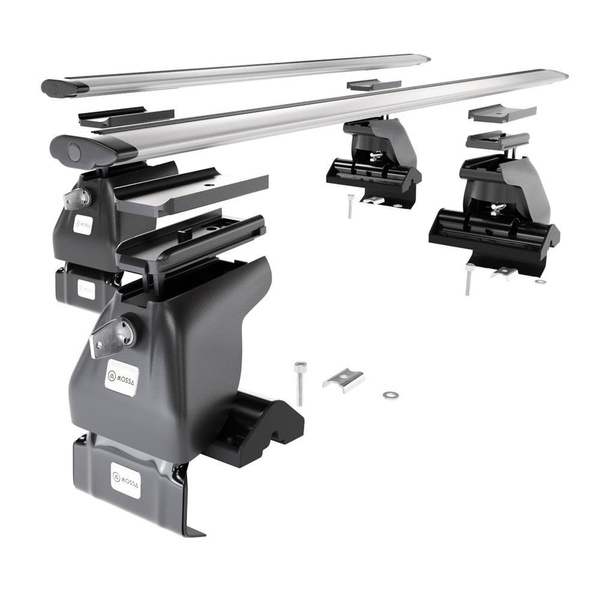 Taklasthållare till Skoda Citigo Kombikupé (2012-2019) - silver takräcke - takhållare -utan fästelement - Aluminium