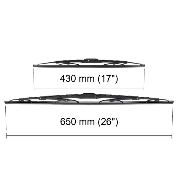 Vindrutetorkarblad till Honda CR-V III SUV (01.2007-11.2012) - standard torkarblad