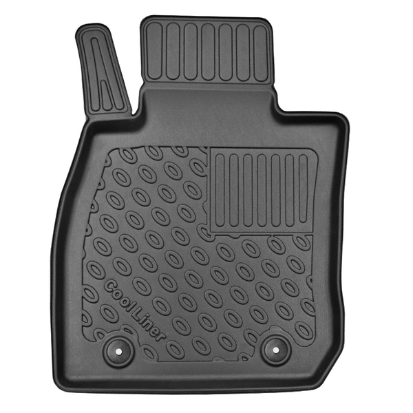 Sats bagagerumsmatta och bilmattor TPE PREMIUM måttillverkade till: Mazda CX-3 SUV (06.2015-12.2021) - för övre (även med subwoofer) och nedre (endast utan subwoofer) nivå av rörligt bagagerumsgolv