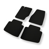 Filtmattor till Jeep Commander I SUV (2006-2010) - svarta