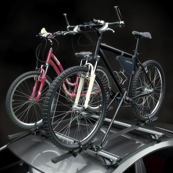 Takmonterad cykelhållare av stål - 2xM-04