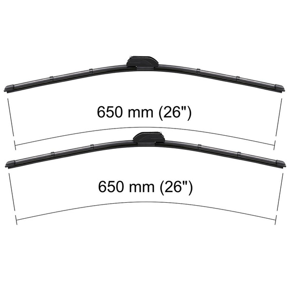 Vindrutetorkarblad till Citroen Xsara Picasso Minibuss (01.2000-09.2005) - platta torkarblad