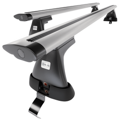 Taklasthållare till Volkswagen Passat B8 Sedan (2015-2023) - silver takräcke - takhållare -utan fästelement - Aluminium