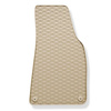 Gummimattor till bil Audi A4 B6 Avant, Cabriolet, Limousine (2000-2006) - beige - 4 st.