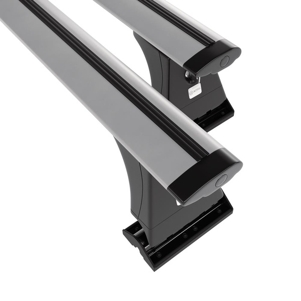 Taklasthållare till Citroen C3 Kombikupé (2009-2016) - silver takräcke - takhållare -fästpunkter - Aluminium