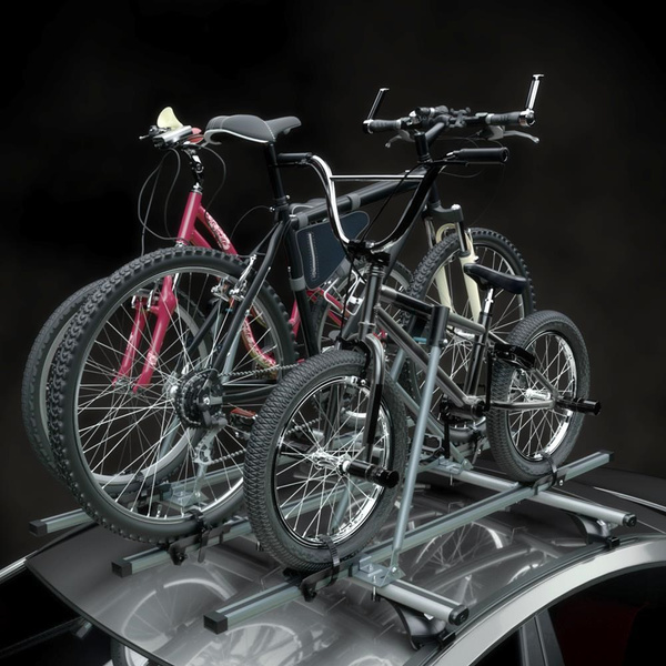 Takmonterad cykelhållare av aluminium - 3xM-08