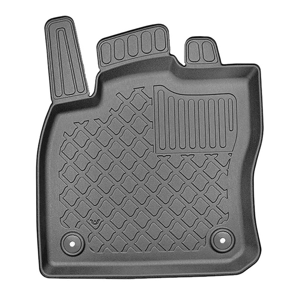 Sats bagagerumsmatta och bilmattor TPE måttillverkade till: Volkswagen Caddy V Kombi (11.2020-....) - 5 platser; Caddy, Caddy Maxi, Caddy Cargo, Caddy Maxi Cargo