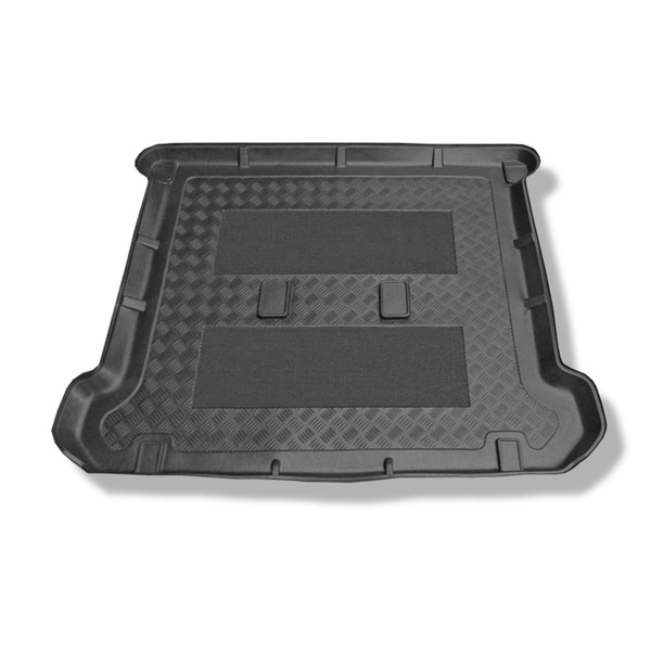 Bagagerumsmattor till Nissan NV200 Skåpbil (01.2010-02.2019) - 5/7 platser; tredje raden upplyft