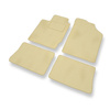 Velourmattor till Renault Thalia I Sedan (2001-2008) - beige