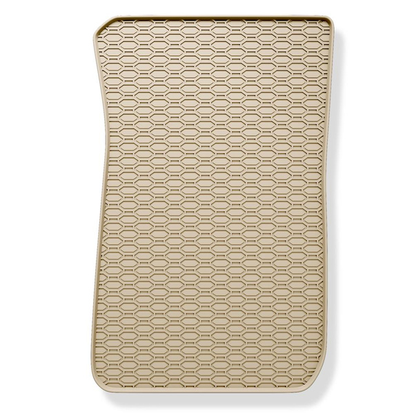 Gummimattor till bil BMW Serie 3 E90, E91 Limousine, Touring (2004-2013) - beige - 4 st.