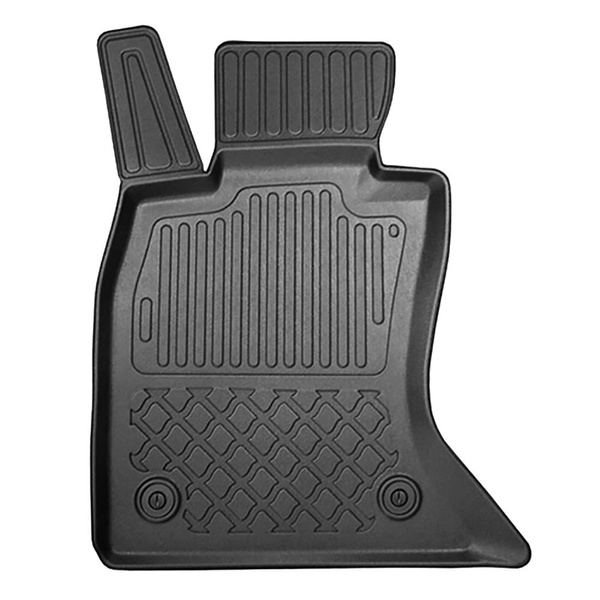 Sats bagagerumsmatta och bilmattor TPE måttillverkade till: BMW Serie 5 F10 Limousine (03.2010-2013) - X-drive; avstånd mellan framsätens skenor (bak) 415 mm