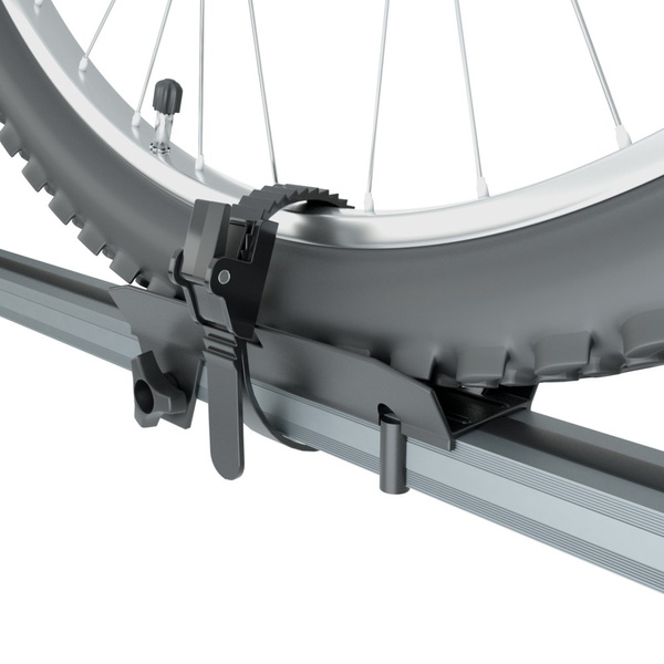 Takmonterad cykelhållare av aluminium - 2xM-08