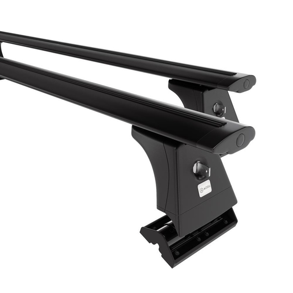 Taklasthållare till BMW Serie 7 G11 Limousine (2015-2022) - svart takräcke - takhållare - fästpunkter - Aluminium