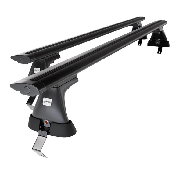 Taklasthållare till Citroen C4 Kombikupé (2010-2017) - svart takräcke - takhållare - utan fästelement - Aluminium