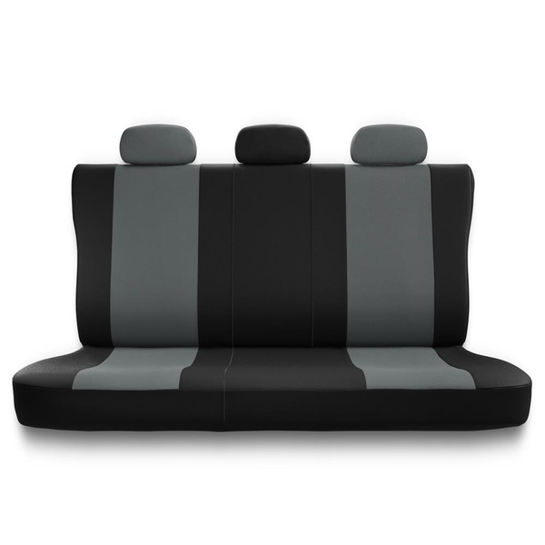 Universella sätesöverdrag till Renault Captur I, II (2013-....) - ljusgrå