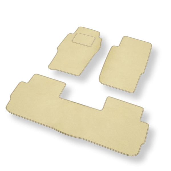 Velourmattor till Nissan Patrol GR SUV (1998-2010) 5 dörrar - beige