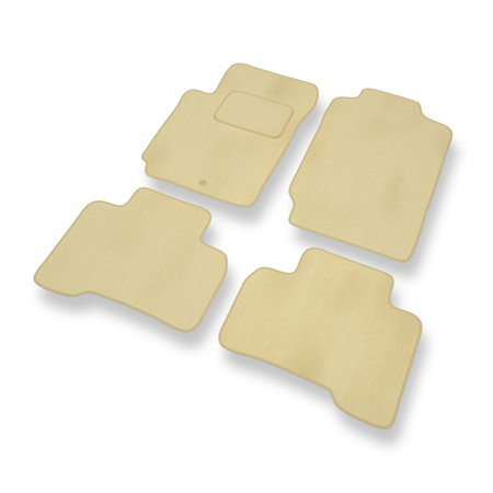 Velourmattor till Suzuki Grand Vitara II (2005-2014) - beige