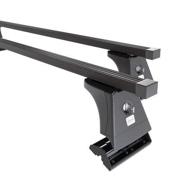 Taklasthållare till BMW Serie 3 G20 Limousine (2019-....) - svart takräcke - takhållare - fästpunkter - Stål