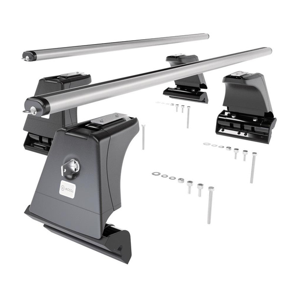 Taklasthållare till BMW Serie 3 G20 Limousine (2019-....) - silver takräcke - takhållare -fästpunkter - Aluminium