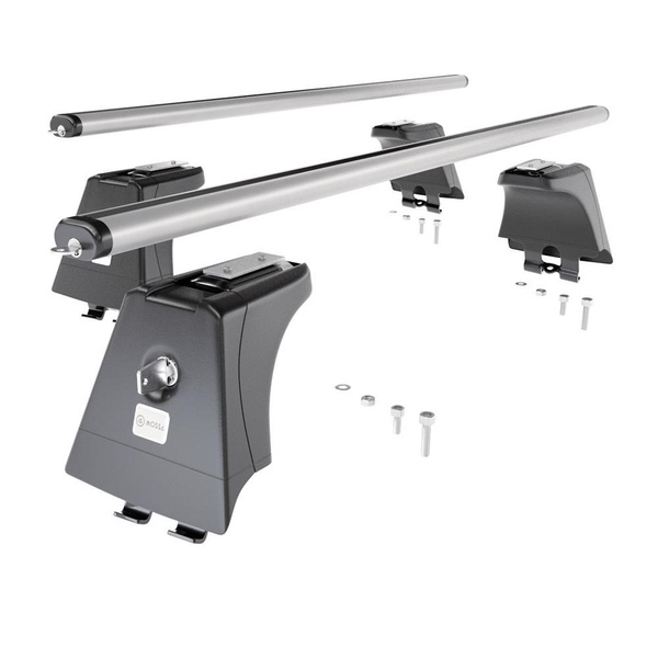 Taklasthållare till Renault Scenic mk II Minibuss (2003-2008) - silver takräcke - takhållare -fästpunkter - Aluminium