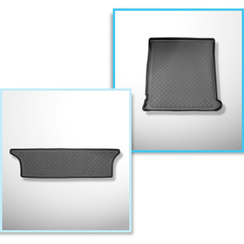 Sats bagagerumsmatta och bilmattor TPE måttillverkade till: Seat Alhambra I Skåp