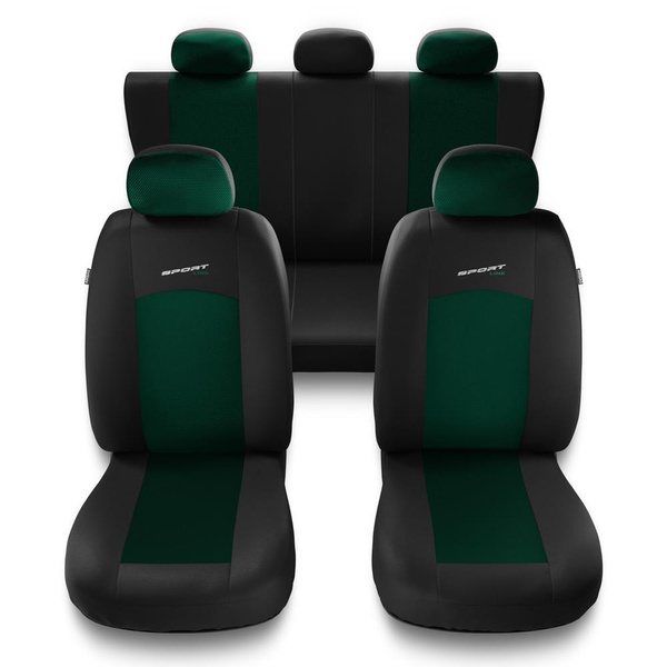 Universella sätesöverdrag till Citroen C4 Aircross (2012-2014) - grön