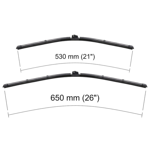 Vindrutetorkarblad till Fiat Ducato III Skåpbil (06.2006-2014) - platta torkarblad
